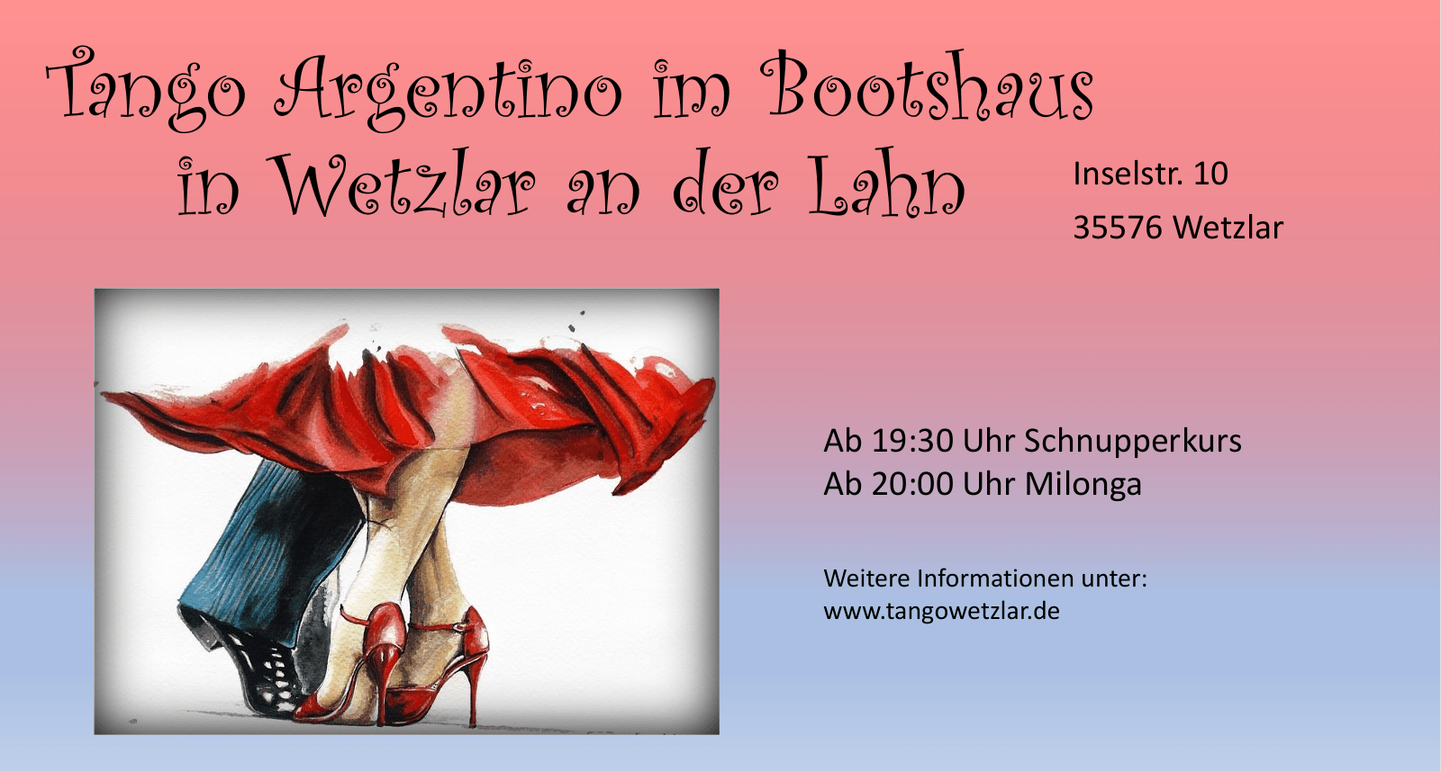 Milonga im Bootshaus